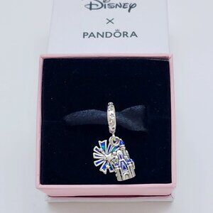 Pandora Disney Parks Castle and Fireworks Charm